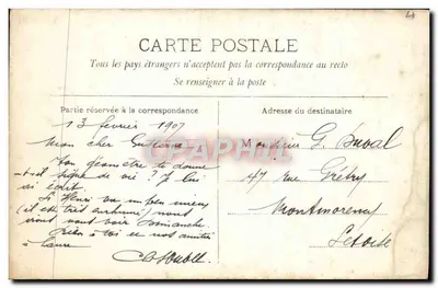 मंटमोरेंसी में विला — अज्ञात प्रकाशक, श्रृंखला संख्या अदृश्य — पीछे