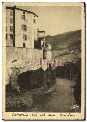 आधुनिक पोस्टकार्ड एंट्रेवॉ ब्रिज लेवी