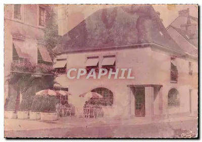 Bilhete postal moderno Evron Hotel De La Croix D'Or Restaurant Benech