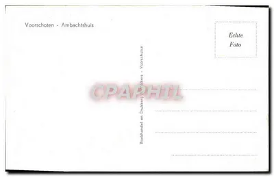 Voorschoten - Ambachtshuis — editor Boekhandel en Drukkerij Volkers — Verso