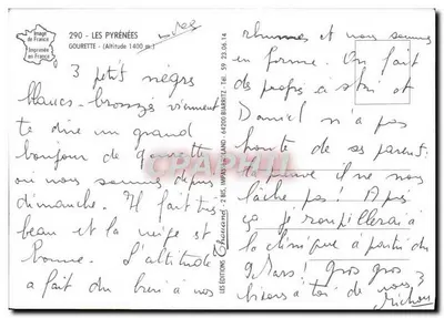 गूरेट (ऊंचाई 1400 मीटर) — बर्फीला पैनोरामिक दृश्य — चूआन एडिशन, संख्या 290 — पीछे