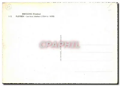 Pleyben — Os três campanários (1564 a 1600) — Lé Doaré, Fot. Phaïdenulin, n°112 — Verso