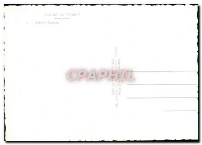 Gorges do Verdon — Artuby-Camps — editor Solia, n°6 — Verso