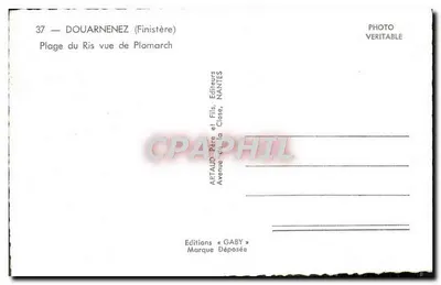 Pływa Ris widziana z Plomarch — Douarnenez (Finistère) — Wydawnictwo Gaby — Rewers