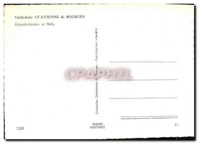 Katedra św. Etienne w Bourges — Ambulatorium i Nefy — Rewers
