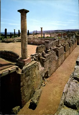 Ruines romaines — Costa Brava, Ampurias — Photo Fabregat, n° 1405