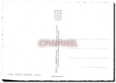 Calçadinhos de S. Miguel — Lisboa — Edição IBEREX — Verso