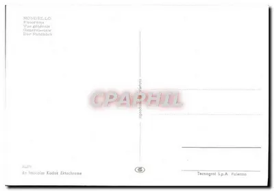 Mondello — Widok panoramiczny — Tecnograf S.p.A. Palerme n°2429 — Rewers