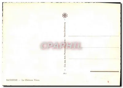 Bayonne — Zamek Starego — Cie des Arts Photomécaniques — Rewers