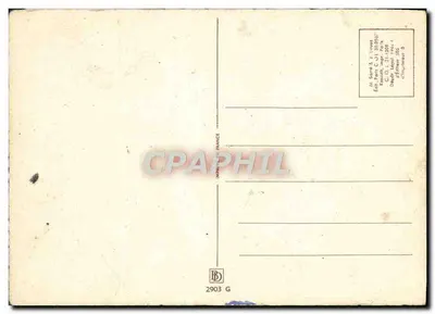 Vila pitoresca — casa tradicional com ponte — editor Barday, n° de série 2903 G — Verso