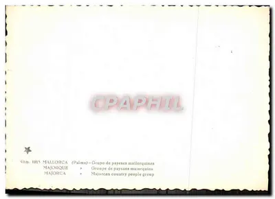 Grupa majorczyńskich rolników — Palma — N°1015 — Rewers