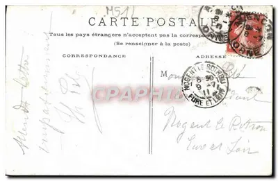 Paris — Estátua de Étienne-Marcel — editor não identificado — Verso