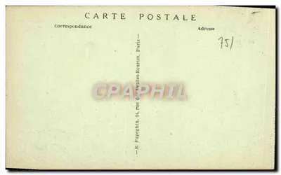 Parigi — Il Palazzo e il Giardino del Luxembourg — A.P. n°235 — Verso