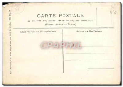 死老鼠 — 巴黎蒙马特 — Soc. Nouvail de décoration，104号克里希大道 — 背面