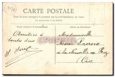 PARIS — L'Arc de Triomphe — Collection Petit Journal — Verso