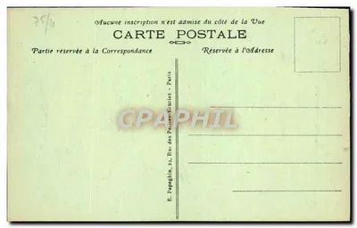 Parijs — Kathedraal Notre-Dame — Chimère — A. P. — Achterkant