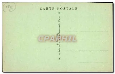 Paryż — Aleja Champs-Élysées i konie z Marly — A.L. — Rewers