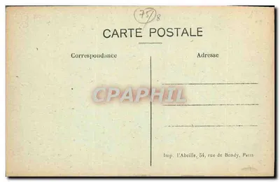 Paryż - La Madeleine — wydawca L'Abeille, nr 49 — Rewers