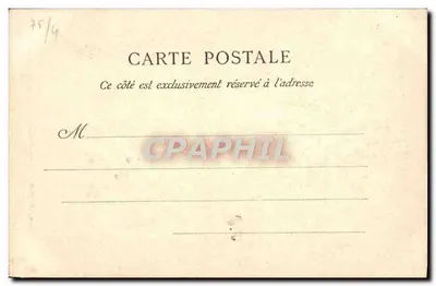 Paris — Notre-Dame — Portail de la Vierge — E. L. D. Paris n° 314 — Verso