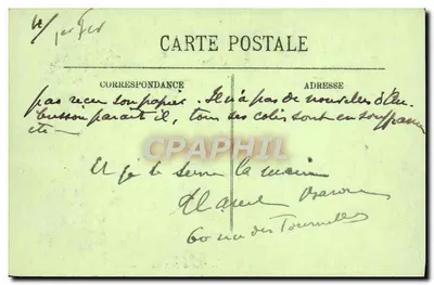 Inundações de Paris (Janeiro 1910) — Place de la Nativité — Igreja de Mercy — LL — Verso