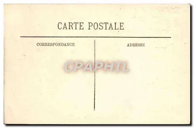 Inundações de Paris — Janeiro 1910 — A Rue Jean Goujon — LL. — Verso