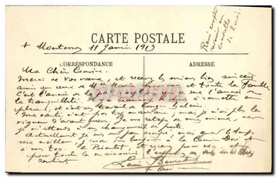 Inundações de Paris (Janeiro 1910) — A Gare dos Invalidos — LL. — N° 216 — Verso