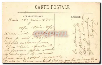 Inondations de Paris (Janvier 1910) — Le Pont d'Éna — LL. — N° 79 — Verso