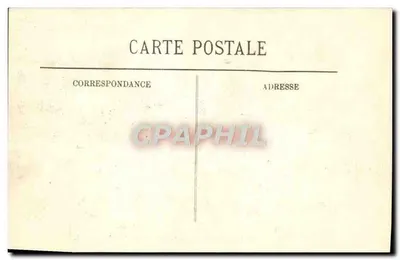 Inundações de Paris — Janeiro 1910 — A Esplanada dos Inválidos — LL. — N° 213 — Verso