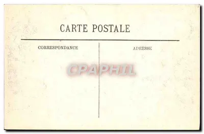 Inundações de Paris — Janeiro 1910 — A Rue Jean Goujon — LL. — Verso