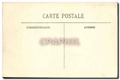 Inundações de Paris (Janeiro 1910) — Rue de Bourgogne — LL. — N° 204 — Verso