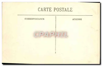 Inundações de Paris (Janeiro 1910) — A Rue de Lille — LL. — Verso