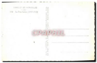 Panathénée — Paryż — Wydawca GUY, nr 352 — Rewers