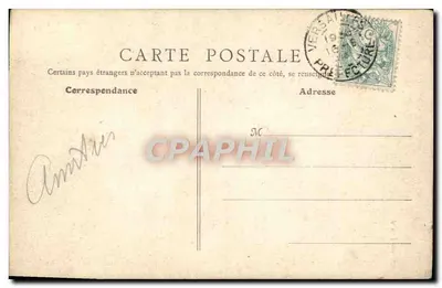 Versailles (S.-et-O.) - Parc de Trianon - Un angolo della Laiterie di Marie-Antoinette — B. F., Parigi, n°4 — Verso