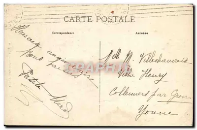 VITRY-sur-SEINE — A Igreja — Editor desconhecido, número de série não visível — Verso