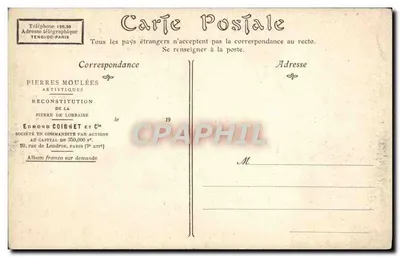 Vaso decorado con racimos de uva — editor Edmond Coignet y Cie, París — Reverso