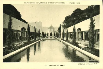 Pavillon du Maroc — Exposition Coloniale Internationale — Paris 1931 — A. Lâprade et Fournez, Archs.