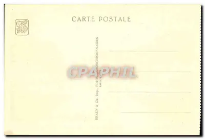 Pavilhão Holandês — Exposição Colonial Internacional — Paris 1931 — Editor Braun & Cie — Verso