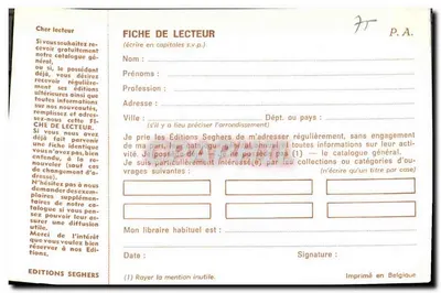 पाठक की फ़ाइल संस्करण सेग्नहर्स रू डी वॉगिरार्ड 16 वीं पेरिस — पीछे