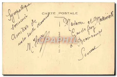 Corbeil — Vista sobre a Essonne — Editor F. em Corbeil — Verso