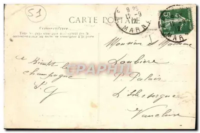 Boursault — Most skałowy — La Champagne Illustrée 56 — Rewers