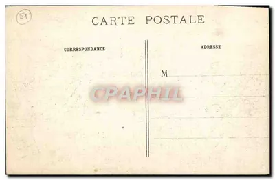 De Boerderij van de Wacques — Ruïnes na de Grote Oorlog 1914-15 — IMP. BAUDINIÈRE, NANTERRE — Achterkant