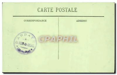 Widok na Mont Saint-Michel — Bazylika. Spadanie Chrystusa do Piekieł — LL. n° 97 — Rewers