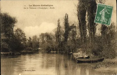 La Marne Artistique — De la Varenne à Champigny — Estudo — P. Marmuse, Paris