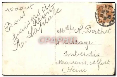 Reims — Katedra — Wydawca: La Photo-Graphie, nr 103 — Rewers