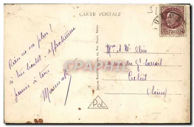 Reims - Jardin-Ecole — editor Jacques Fréville, n°33 — Verso