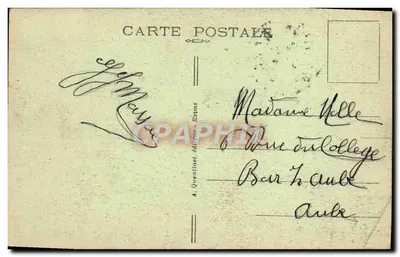 Reims — A Catedral — A. Quentinat, editor, n° 122 — Verso