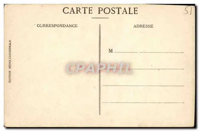 Reims — O Belo Deus após a guerra — Edição Reims-Catedral — Verso