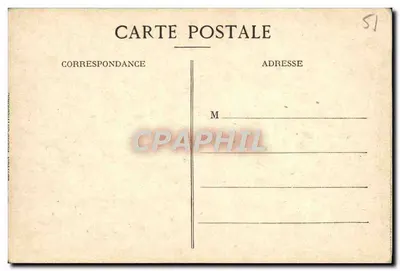Reims — La Catedral — Portal norte y portal central después de la guerra — Reverso