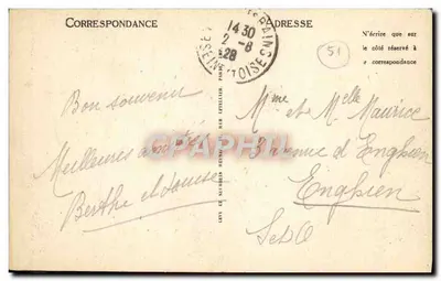 Reims — Graf van Sint Remi — Sint Remi die Clovis onderwijst — Achterkant