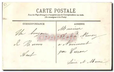 Reims — A Catedral — L.L. — n°97 — Verso